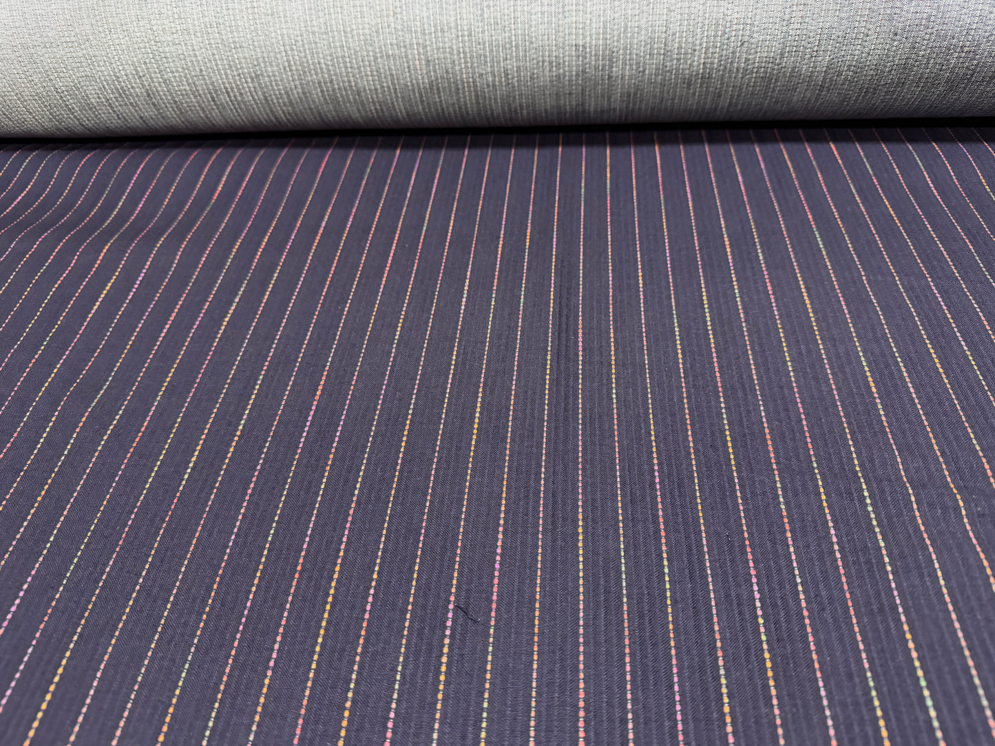 Okayama Fabric | 7 oz Sashiko "Stripes" Cotton Fabric By The Yard
