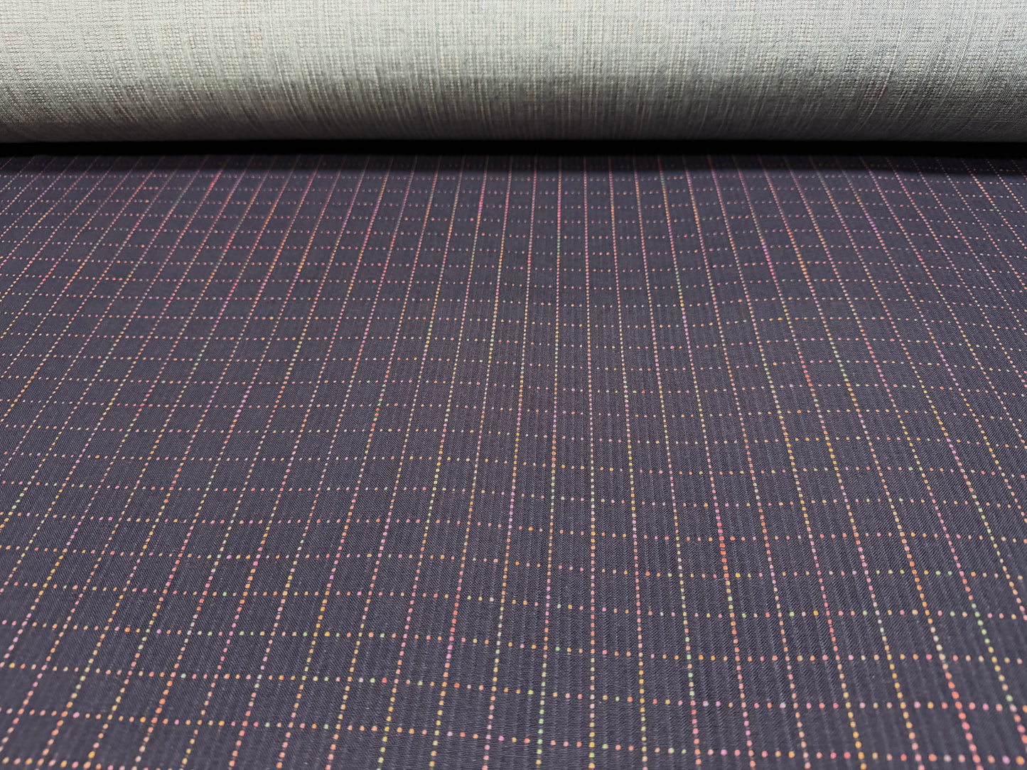 Okayama Fabric | 7 oz Sashiko "Grid" Cotton Fabric By The Yard
