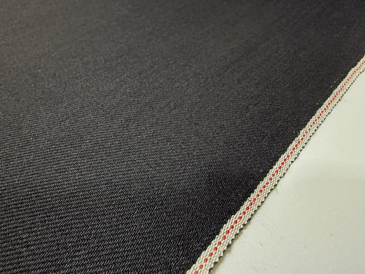 Okayama Denim | 13 oz Double-sided Black Fabric By The Yard