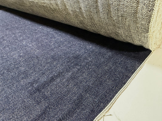 Okayama Denim | 11 oz Indigo Kibata Denim With Gray Selvage