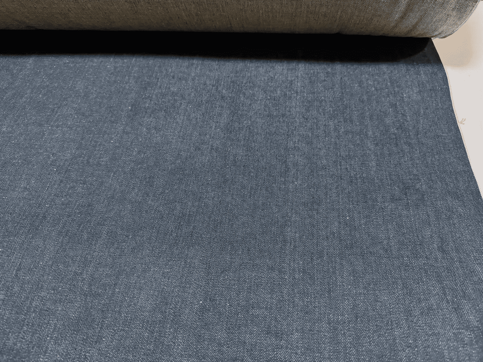 Okayama Denim | 13 oz Indigo & Beige Selvage with Red, by the Yard | KOFUYA