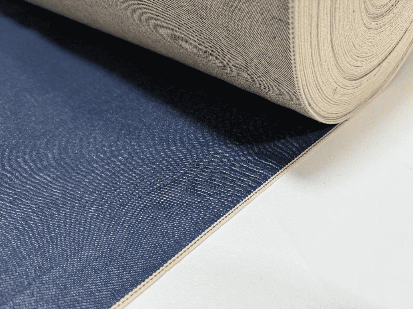 Okayama Denim | 12oz Indigo Selvage Japanese Denim Fabric Navy Blue | KOFUYA
