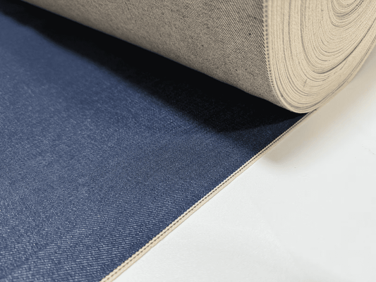 Okayama Denim | 12oz Indigo Selvage Japanese Denim Fabric Navy Blue | KOFUYA