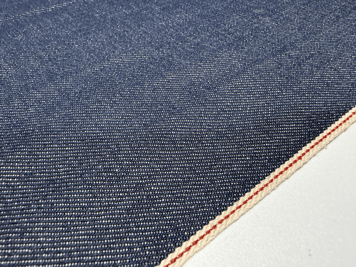 Okayama Denim | 12oz Indigo Selvage Japanese Denim Fabric Navy Blue | KOFUYA