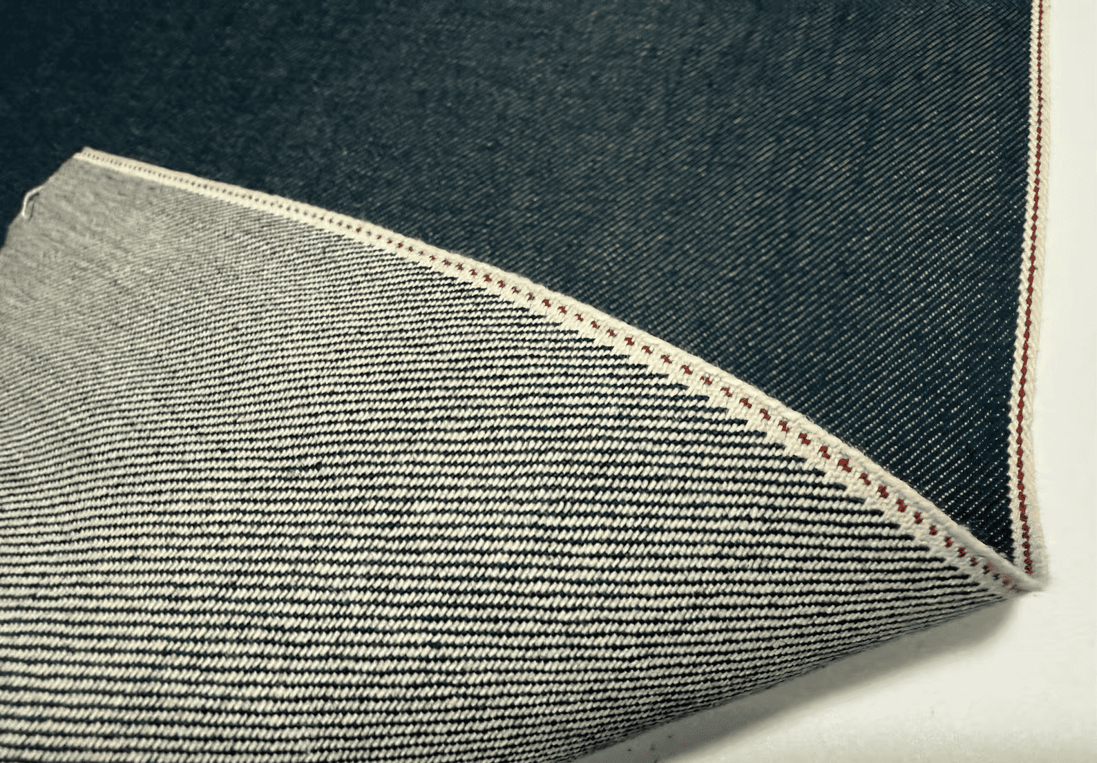 Okayama Denim | 12oz Indigo Selvage Japanese Denim Fabric Navy Blue | KOFUYA