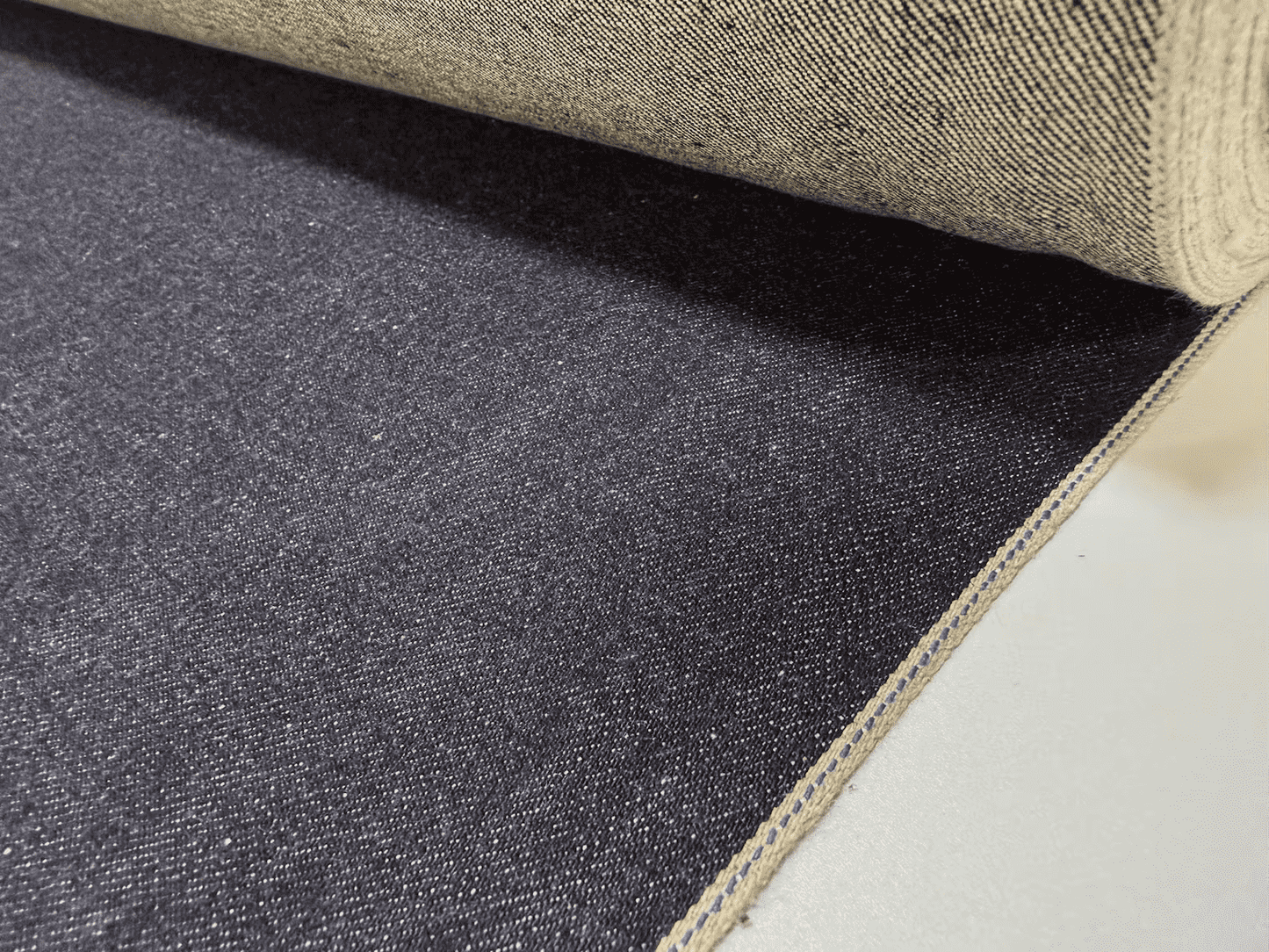 Okayama Denim | 14.25oz Indigo Selvage Japanese Denim Blue | KOFUYA