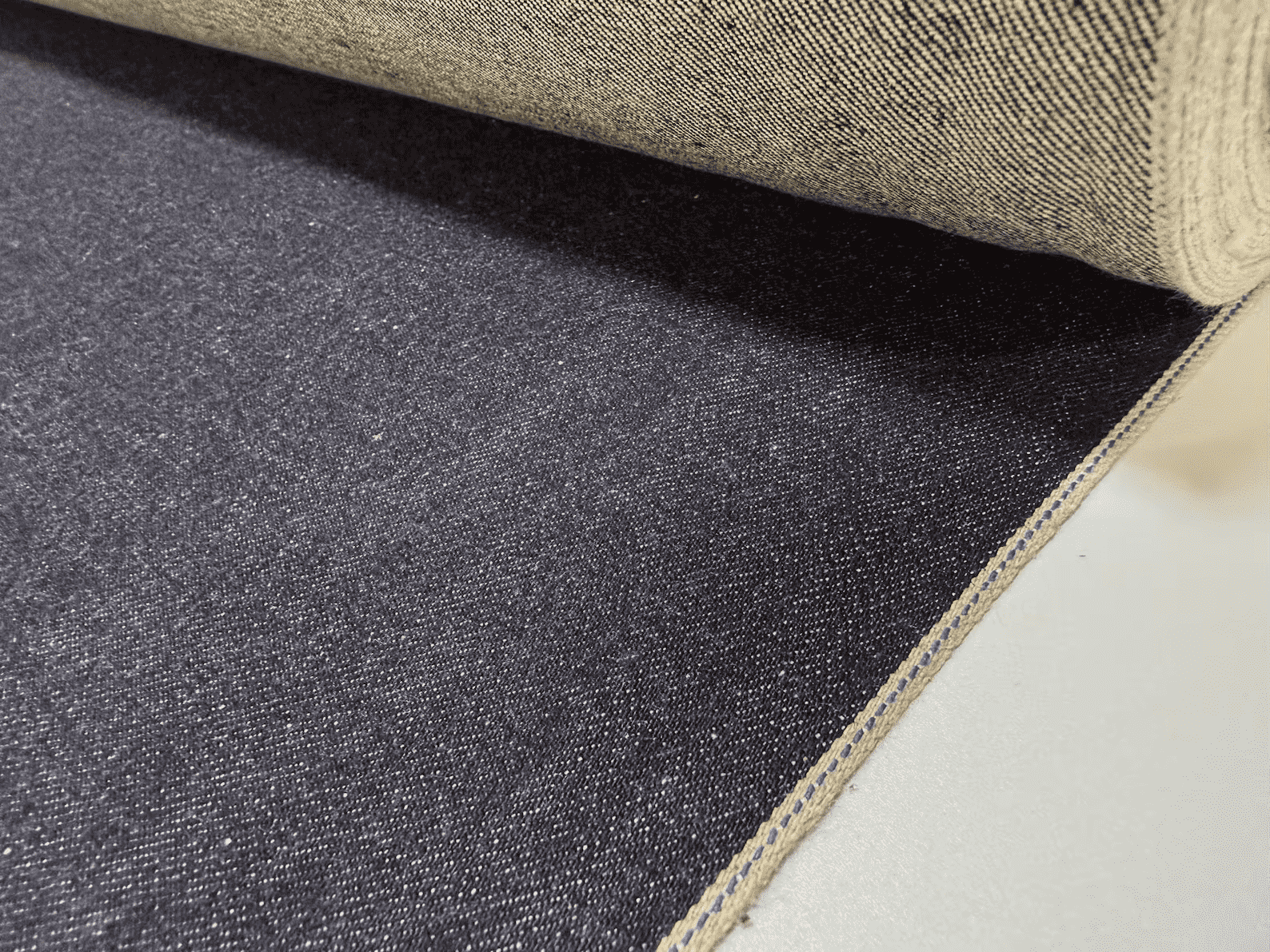 Okayama Denim | 14.25oz Indigo Selvage Japanese Denim Blue | KOFUYA