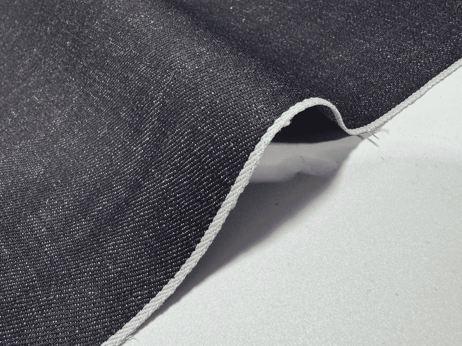 Okayama Denim | 13.5oz Cotton Linen Selvage Indigo by Yard | KOFUYA
