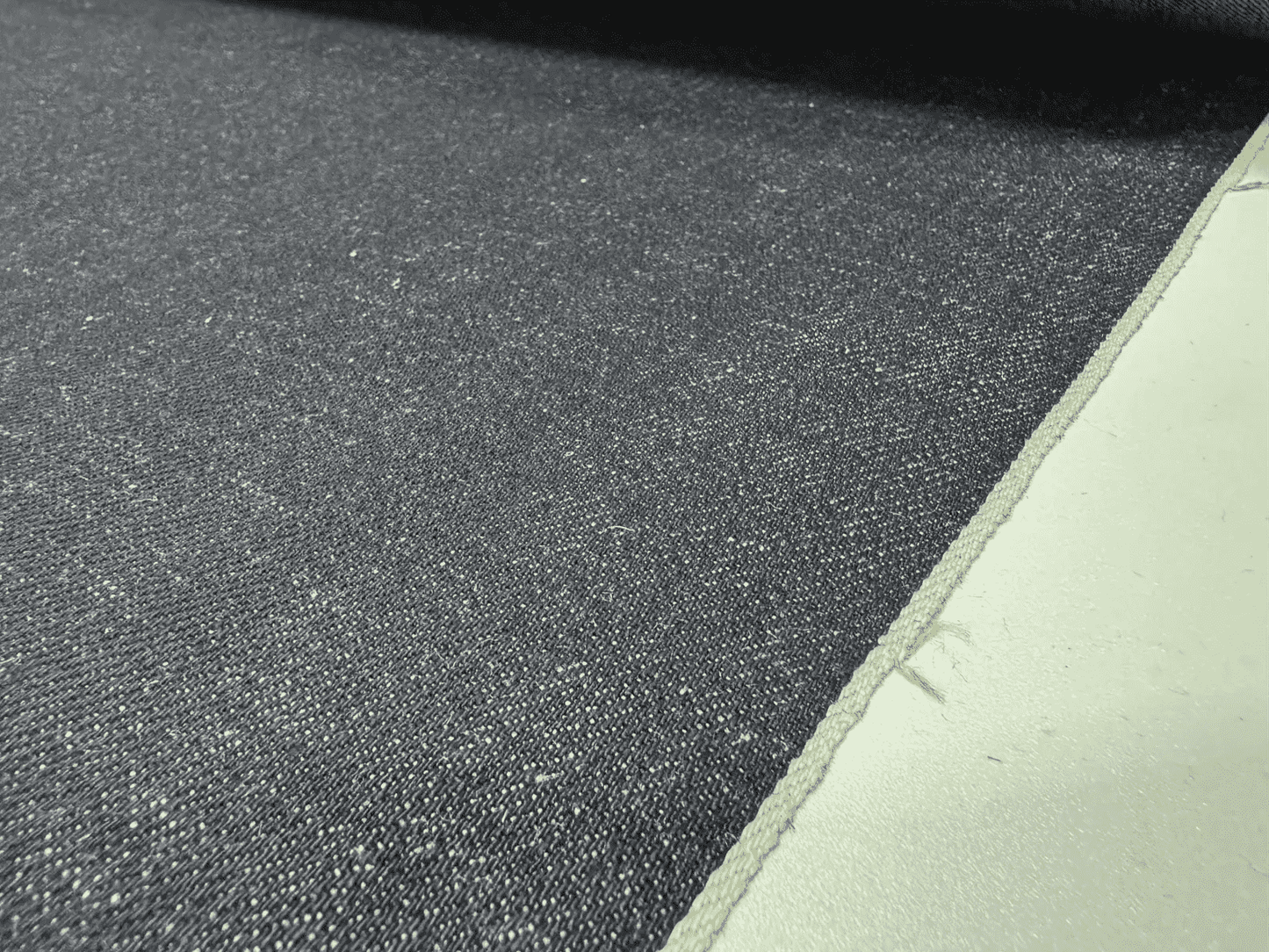 Okayama Denim | 13.5oz Cotton Linen Selvage Indigo by Yard | KOFUYA