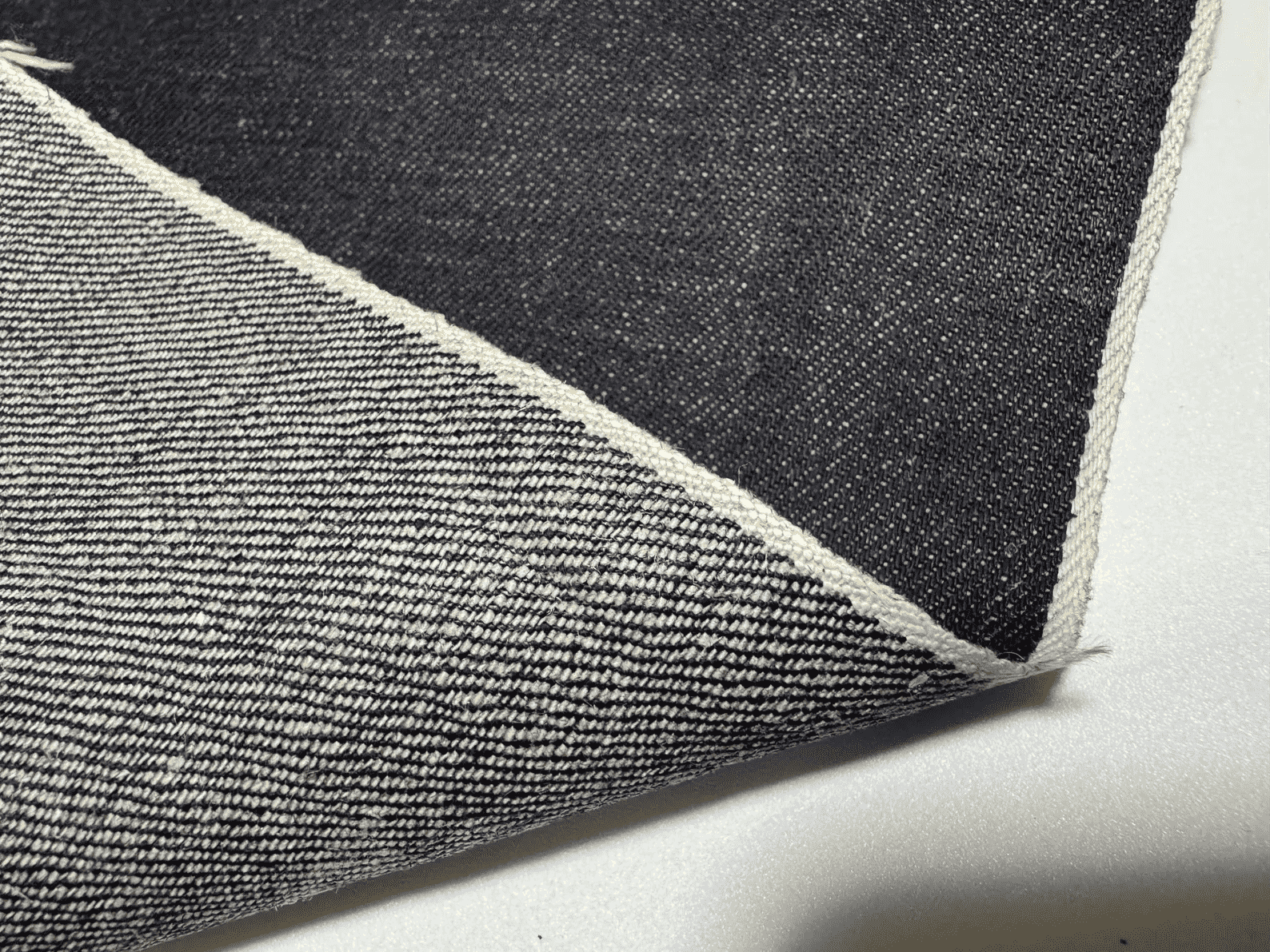 Okayama Denim | 13.5oz Cotton Linen Selvage Indigo by Yard | KOFUYA