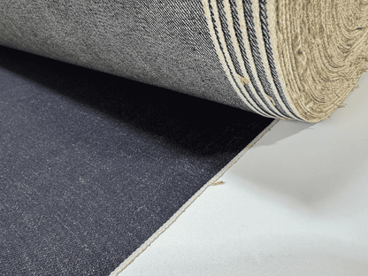 Okayama Denim | 13.5oz Cotton Linen Selvage Indigo by Yard | KOFUYA
