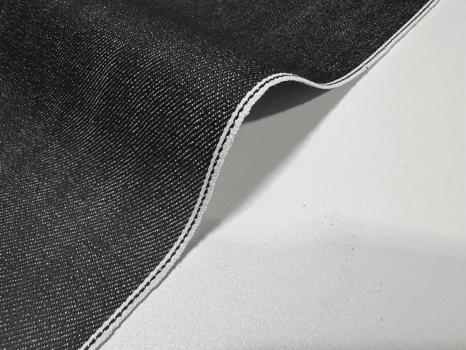Okayama Denim | 14 oz Japanese Cotton Black Selvage by Yard | KOFUYA