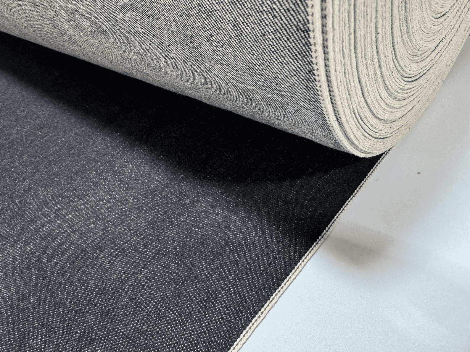 Okayama Denim | 12 oz Japanese Cotton Black Selvage by Yard | KOFUYA