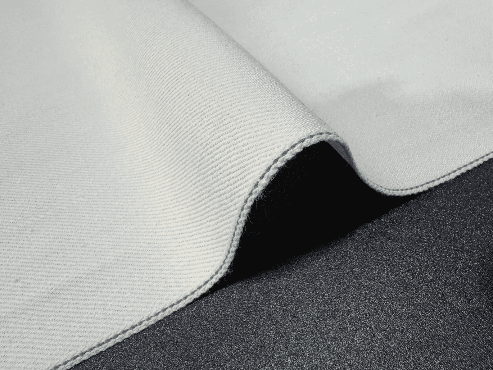 Okayama Denim | 13 oz White Japanese Selvage Fabric by Yard | KOFUYA