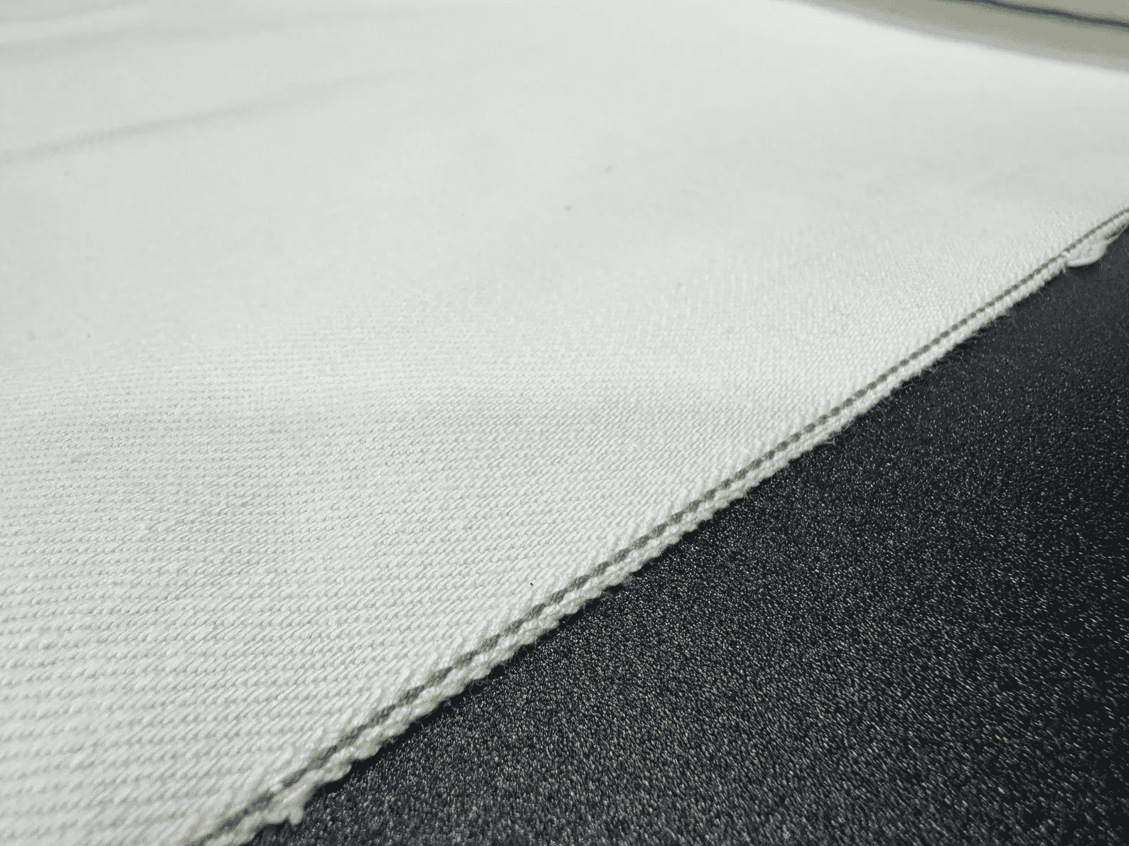 Okayama Denim | 13 oz White Japanese Selvage Fabric by Yard | KOFUYA