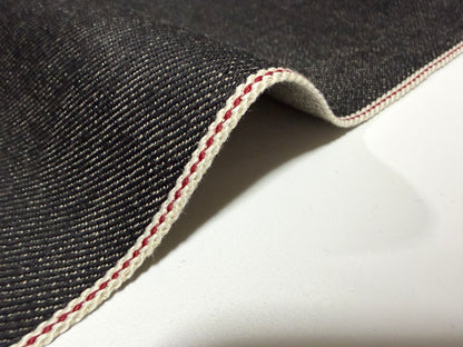 Okayama Denim | 21 oz Japanese Heavy Ounce Black Selvage denim