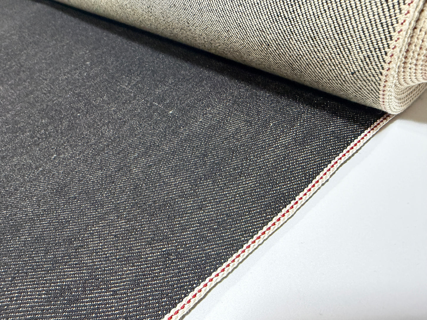 Okayama Denim | 21 oz Japanese Heavy Ounce Black Selvage denim