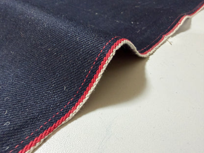 Okayama Denim | 12.5 oz Cotton Linen Selvage Japanese Indigo by Yard