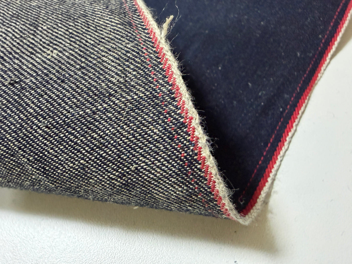 Okayama Denim | 12.5 oz Cotton Linen Selvage Japanese Indigo by Yard