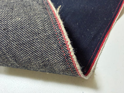 Okayama Denim | 12.5 oz Cotton Linen Selvage Japanese Indigo by Yard