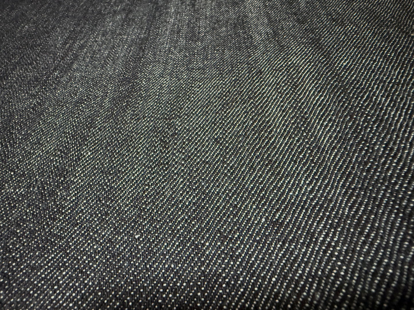 Okayama Denim | 12.5 oz Indigo Japanese selvage denim fabric close-up texture