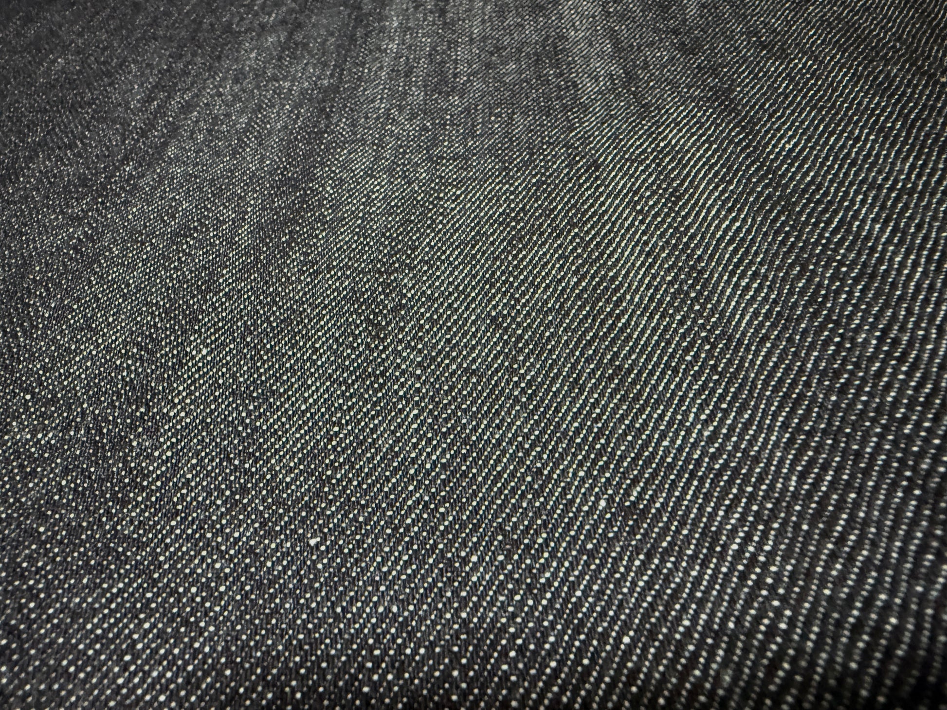 Okayama Denim | 12.5 oz Indigo Japanese selvage denim fabric close-up texture