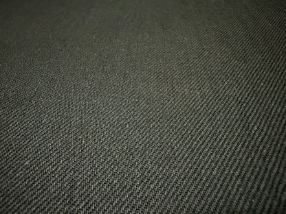 Okayama Denim fabric texture, showcasing the 13.3 oz double-width double-sided black denim in a detailed close-up.