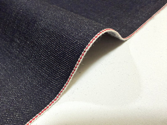 Okayama Denim | 13 oz Indigo Japanese denim With Thick Red Selvage Fabric by Yard