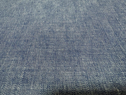 Okayama Fabric | 7.5 oz Japanese Indigo Cotton One-washed Dungaree Fabric By The Yard