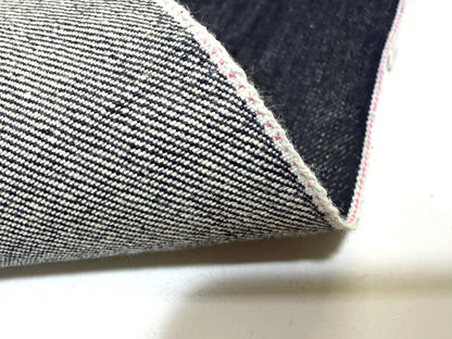 Okayama Denim | 13oz Indigo Kibata With Pink selvage Fabric Yard