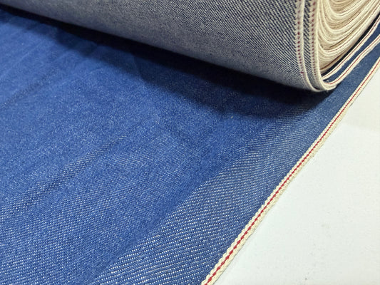 Okayama Denim | 13.3oz Indigo Selvage Japanese Navy Blue Denim by Yard