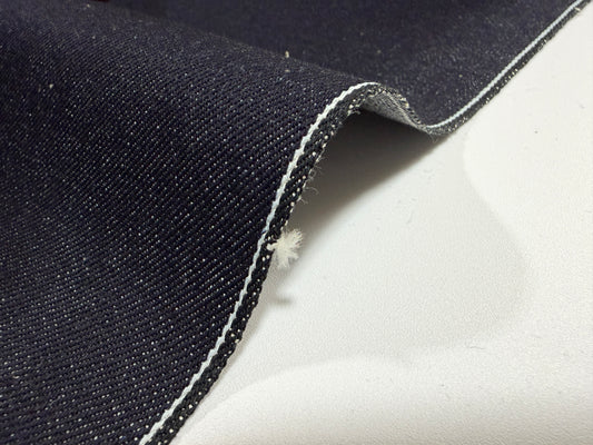 Okayama Denim | 14.5 oz Dark Indigo Selvage Japanese Blue Fabric