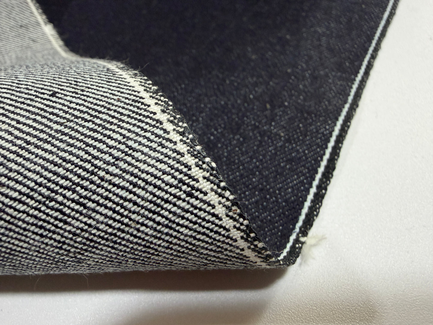 Okayama Denim | 14.5 oz Dark Indigo Selvage Japanese Blue Fabric