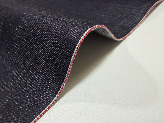 Okayama Denim | 12.5 oz Indigo Japanese denim Fabric Red Selvage