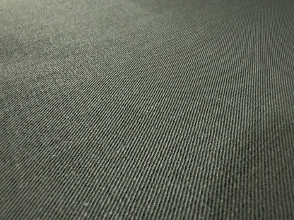 Okayama Denim 7.5 oz Japanese cotton olive dungaree fabric close-up texture