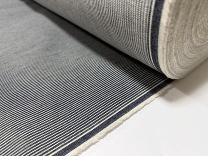 Okayama Denim | 8 oz Double Width Indigo Hickory Fabric By The Yard