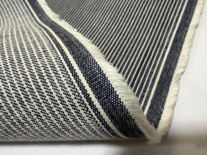 Okayama Denim | 8 oz Double Width Indigo Hickory Fabric By The Yard
