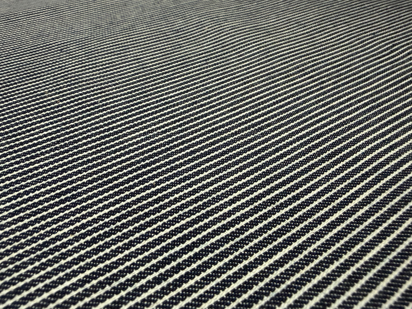 Okayama Denim | 8 oz Double Width Indigo Hickory Fabric By The Yard