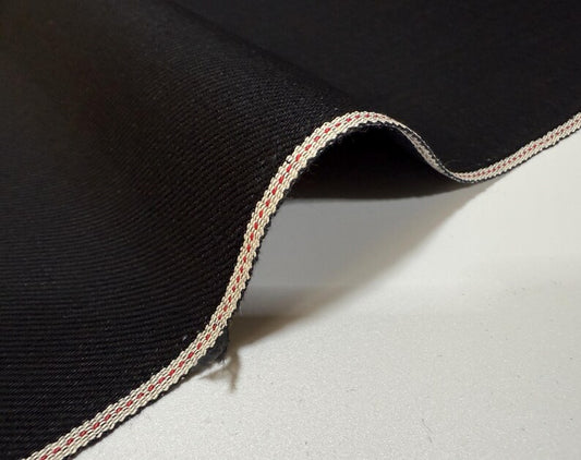 Okayama Denim | 13 oz Double-sided Black Fabric By The Yard