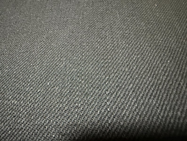 Okayama Denim | 13 oz Double-sided Black Fabric By The Yard