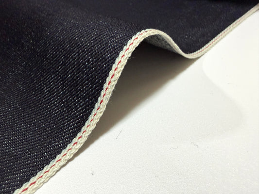 Okayama Denim | 13.5 oz Indigo Japanese denim Fabric Red Selvage