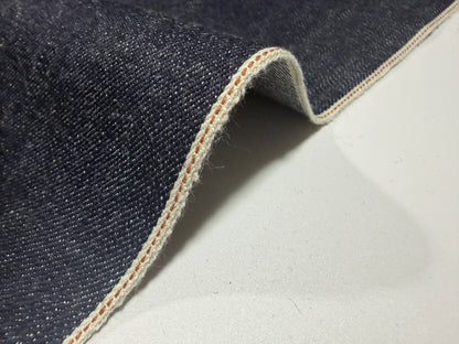 Okayama Denim | 14.5 oz Indigo Kibata Japanese Fabric Brown selvage