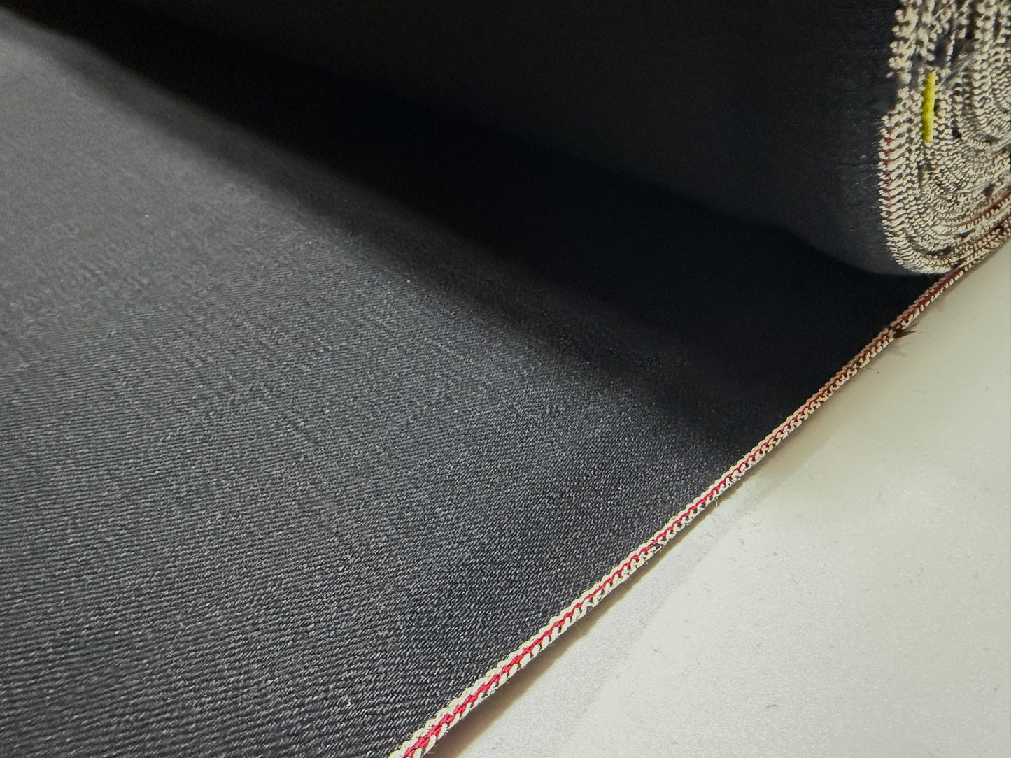 Okayama Denim | 17 oz Heavy Ounce "Kibata" Double-Sided Black Selvage denim
