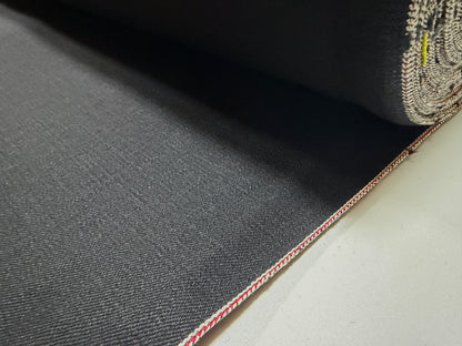Okayama Denim | 17 oz Heavy Ounce "Kibata" Double-Sided Black Selvage denim