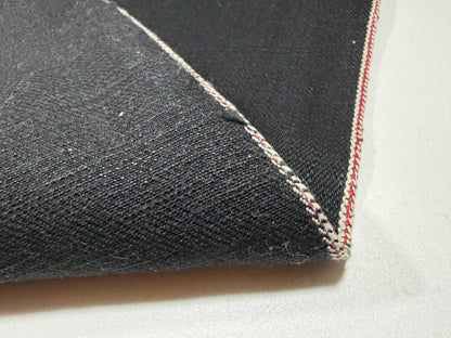 Okayama Denim | 17 oz Heavy Ounce "Kibata" Double-Sided Black Selvage denim