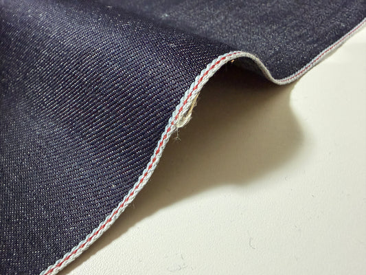 Okayama Denim | 12.8 oz Indigo Japanese denim Fabric Red Selvage