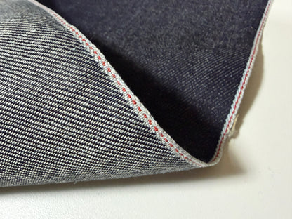 Okayama Denim | 12.8 oz Indigo Japanese denim Fabric Red Selvage