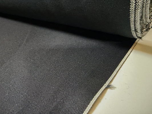 Okayama Denim | 13 oz Double-sided Black With White Selvage