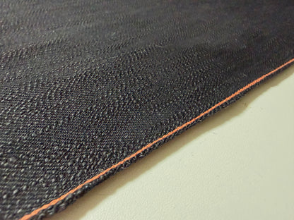 Okayama Denim | 16 oz Slub Selvage Denim Double-sided Black