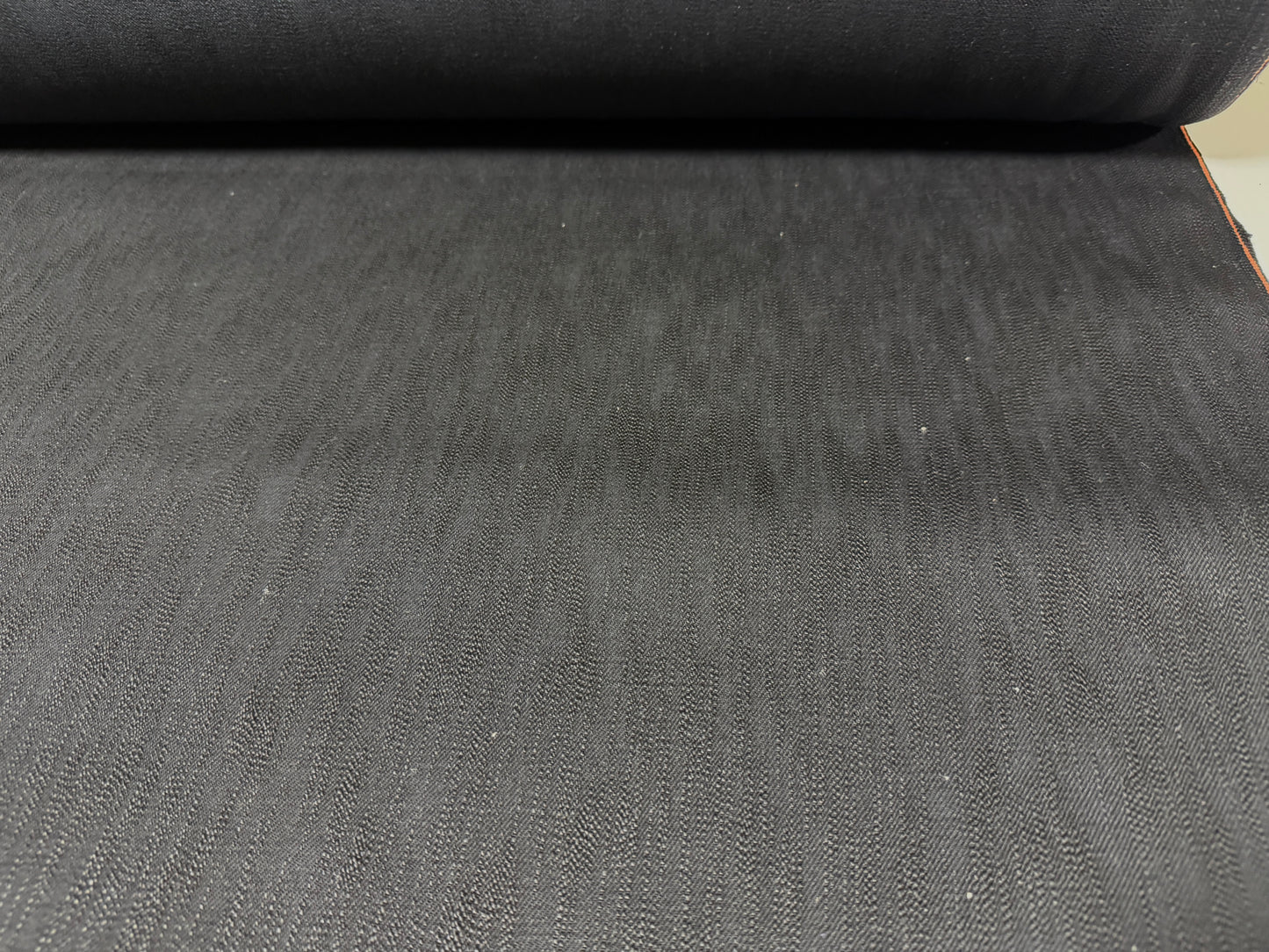 Okayama Denim | 16 oz Slub Selvage Denim Double-sided Black